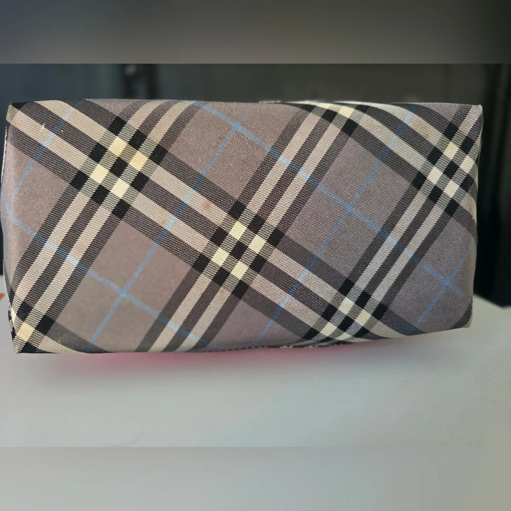 Burberrys Blue Label Hand Bag Nylon Pink Mini Tote - Japan Exclusive-Preowned - Picture 9 of 15